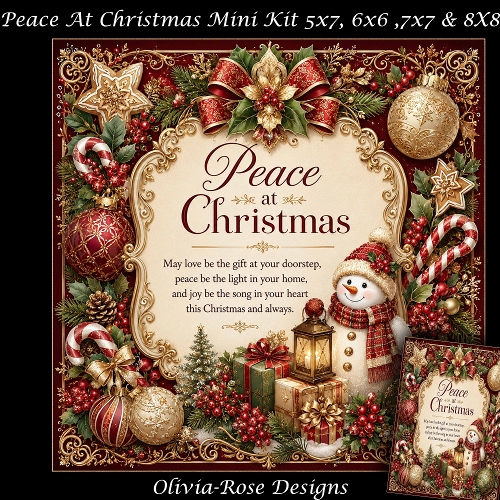 Peace At Christmas Mini Kit   