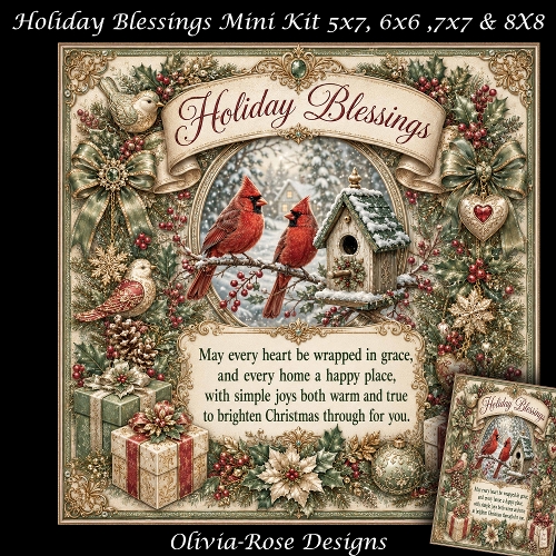 Holiday Blessings Mini Kit   