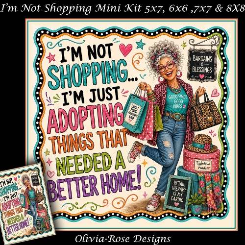 cup1444657_104105 - Im Not Shopping Mini Kit  