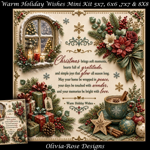 Warm Holiday Wishes Mini Kit  