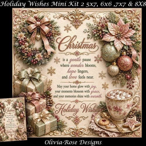 Holiday Wishes 2 Mini Kit  