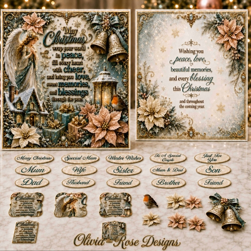 Christmas Blessings 3 Mini Kit    