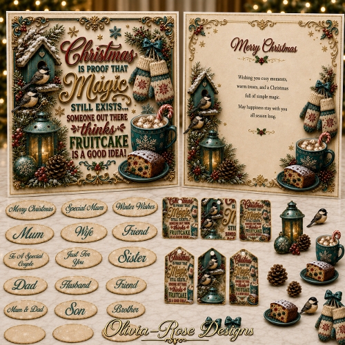 Christmas Fruitcake Mini Kit    