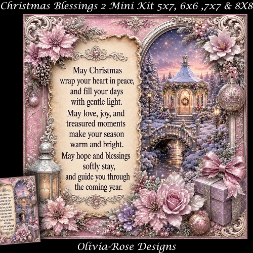 Christmas Blessings 2 mini Kit    