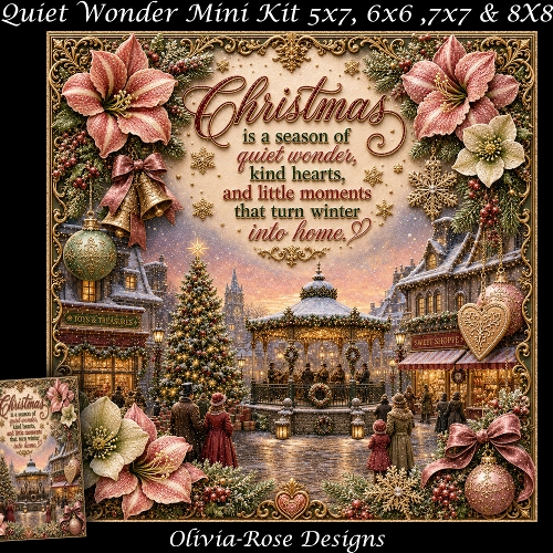 Quiet Wonder Mini Kit **Includes 5X7, 6x6, 7x7 8X8 Card Bases**   