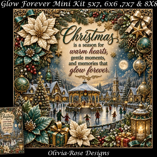 Glow Forever Mini Kit **Includes 5X7, 6x6, 7x7 8X8 Card Bases**   