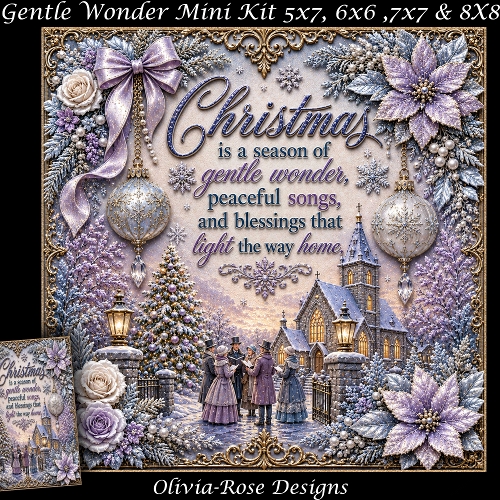 Gentle Wonder Mini Kit **Includes 5X7, 6x6, 7x7 8X8 Card Bases**   