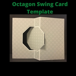 Octagon Swing Card Template