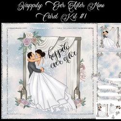 Happily Ever After Wedding Mini Card Kit #1 jpG 300DPI