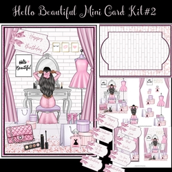 Hello Beautiful Mini Card Kit #2