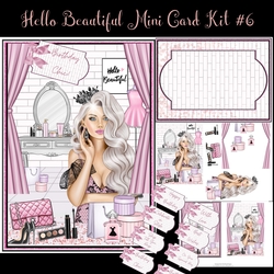 Hello Beautiful Mini Card Kit #6