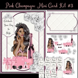 Pink Champagne Mini Card Kit #3