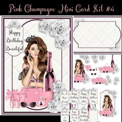 Pink Champagne Mini Card Kit #4