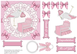 Baby Girl Quick Card #2