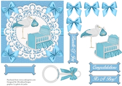 Baby Boy Quick Card #2