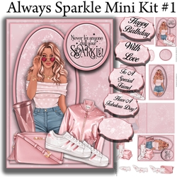 Always Sparkle Mini Card Kit #1