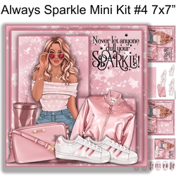 Always Sparkle Mini Card Kit #4 7x7