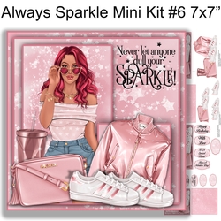 Always Sparkle Mini Card Kit #6 7x7
