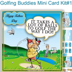 Golfing Buddies Mini Card Kit #1