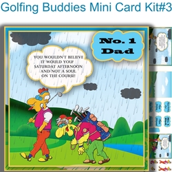 Golfing Buddies  Mini Card Kit #3