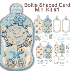 Bottle Shaped Mini Card Kit #1