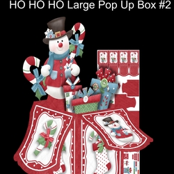 HoHoHo Large Pop Up Box #2