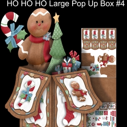 HoHoHo Large Pop Up Box #4