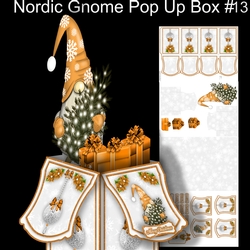 Nordic Gnome Large pop Up box #13