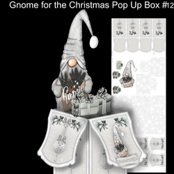 Gnome For Christmas Large pop Up box #12