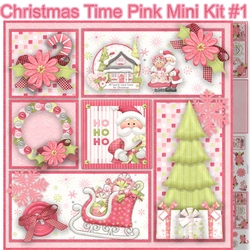 Christmas Time Pink Mini Kit #1