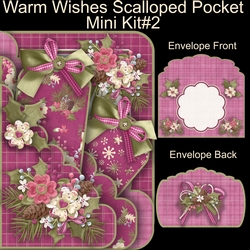 Warm Wishes Scalloped Pocket Card Mini Kit #2