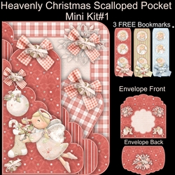 Heavenly Christmas Scalloped Pocket Card Mini Kit #1   