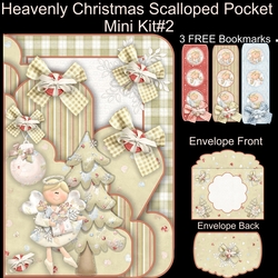 Heavenly Christmas Scalloped Pocket Card Mini Kit #2