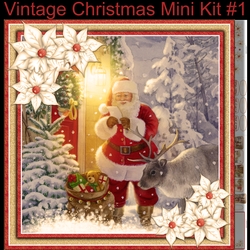 Christmas Vintage Mini Kit#1