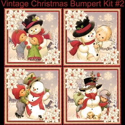 Christmas Vintage Bumper Kit#2