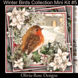 Winter Birds Collection Mini Kit#5