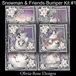Snowman & Friends Bumper Kit#1