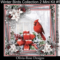 Winter Birds Collection 2 Mini Kit#5