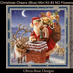 Christmas Cheers (Blue) Mini Kit #3 No Flowers**