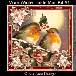 More Winter Birds Mini Kit #1