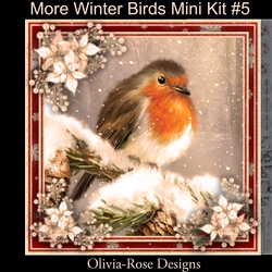 More Winter Birds Mini Kit #5