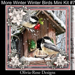 More Winter Birds Mini Kit #7