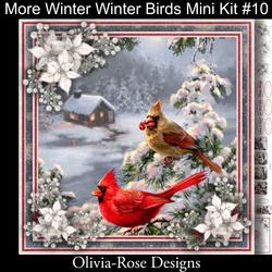 More Winter Birds Mini Kit #10