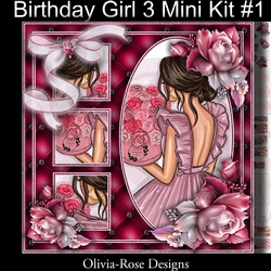 Birthday Girl 3 Mini Kit #1    