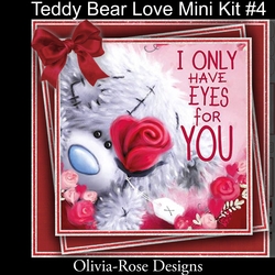 Teddy Bear Love Mini Kit #4 6 DIFFERENT MATCHING BOOKMARKS**