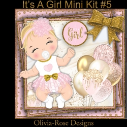Its A Girl Mini Kit #5