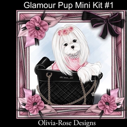 Glamour Pup  Mini Kit #1   NO DECOUPAGE**