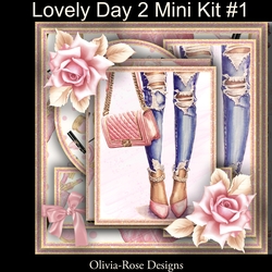 Lovely Day 2 Mini Kit #1 NO DECOUPAGE**