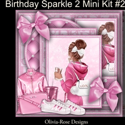 Birthday Sparkle 2 Mini Kit #2  NO DECOUPAGE** 