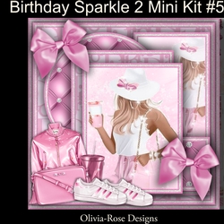 Birthday Sparkle 2 Mini Kit #5 NO DECOUPAGE**